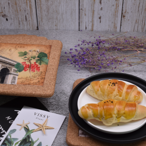 Heat Resistant Cork Placemats Natural Fine Cork, Waterproof, Heat Proof Table Protector, Non-Slip, Ideal for Gifting, Mother-in-Law Gift