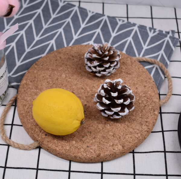 High Density Fine Particle Thick Cork Placemats For Hot Dishes With  Heat Resistant Hot Pads For Hot Pots and Pans - 图片 4