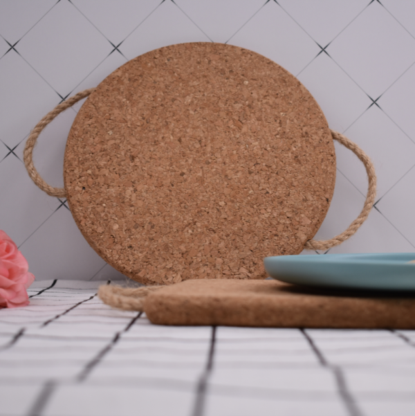 High Density Fine Particle Thick Cork Placemats For Hot Dishes With  Heat Resistant Hot Pads For Hot Pots and Pans - 图片 5