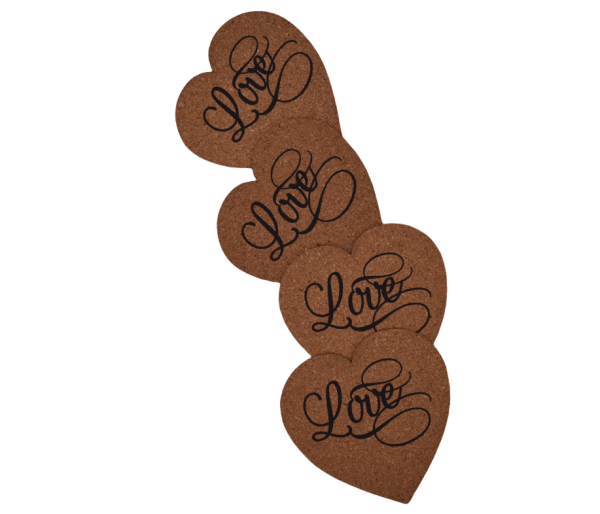 Cork coasters Engraved High Quality Natural Cork Customized Coaster - 图片 5