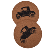 Cork Coasters for Drinks Round 4 inch Drink Coaster Thick Absorbent Heat-Resistant Used for Cold Hot Beverages Glasses Mugs Cups Plants Apartment Decor Bar Table - 图片 2