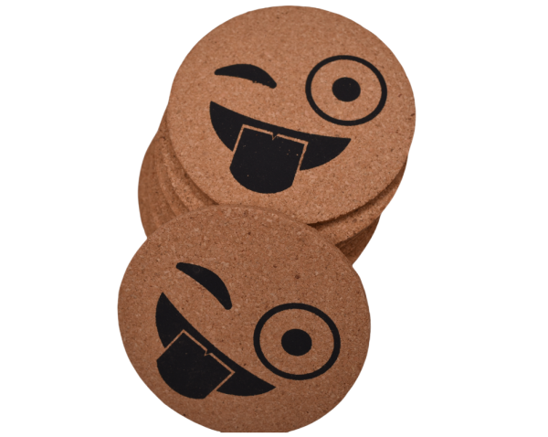 Cork coasters Engraved High Quality Natural Cork Customized Coaster - 图片 7