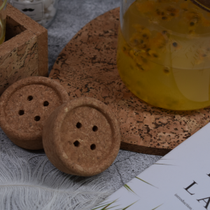 Eco Friendly Natural Cork Lid Eco Cork Stopper  Customized  Design