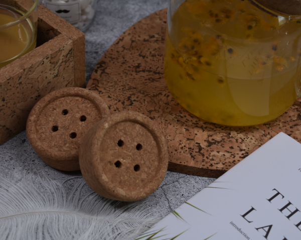 Eco Friendly Natural Cork Lid Eco Cork Stopper  Customized  Design