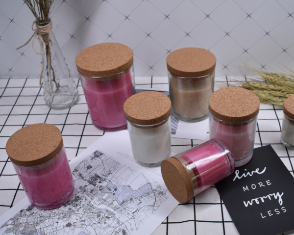Natural Cork Candle Lids Eco-Friendly Covers for Jars and Containers