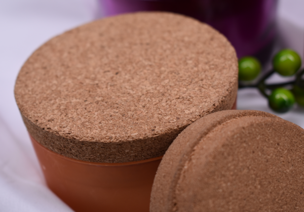 Eco-chic natural cork candle lids perfectly fitted for any makesy aura candle jar - 图片 7