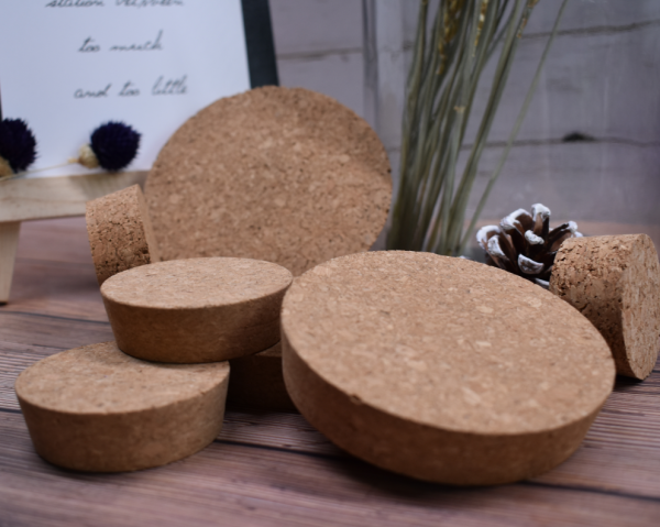 Tapered Cork Jars Stopper,Customized Size Tapered Cork Stopper, Rounded Cork Stopper for Bottle,Jars