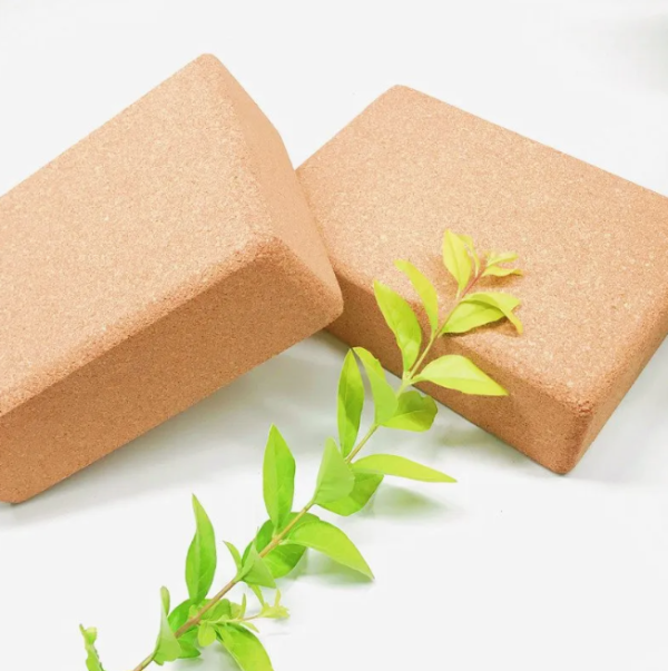 Cork Yoga Block High Density Cork Bricks Exercise Gym Eco-Friendly - 图片 3