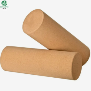 D95*300mm Yoga Cork Roller Wearproof Cork Balance Board Odorless