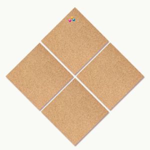 Premium Natural Cork Message Board Cork 4 PCS/Set Custom Size