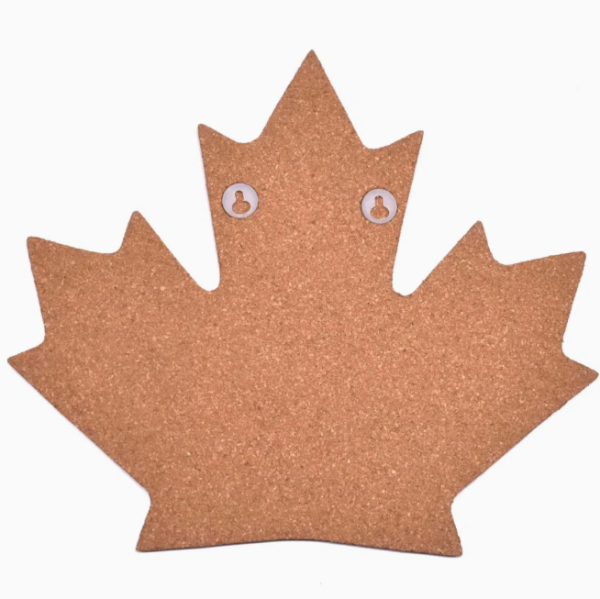 Maple Leaf Cork Board Notice Memo Message Decorative Bulletin Colorful - 图片 2