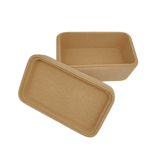 Rectangular Shaped Natural Cork Customized Logo Cork Tray for Home Use