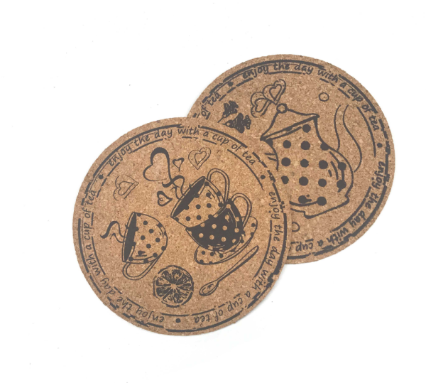 Customized Printed Cork Decorative Cork Coasters for DIY Projects - 图片 2