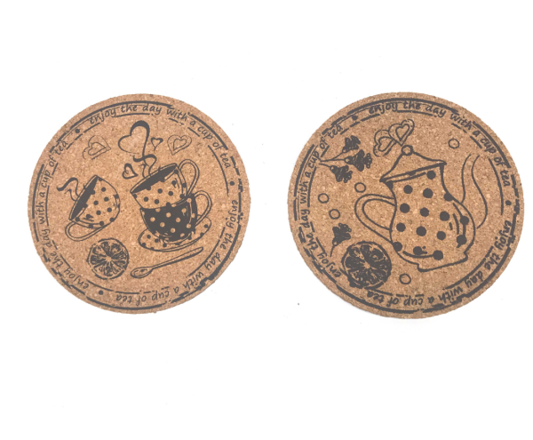 Customized Printed Cork Decorative Cork Coasters for DIY Projects - 图片 3