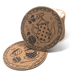 Customized Printed Cork Decorative Cork Coasters for DIY Projects