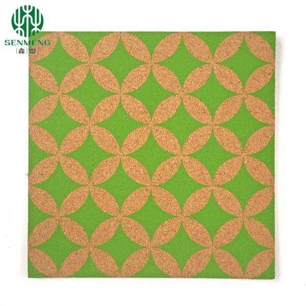 Cork Bulletin Board Decorative Hollow-Carved Cork Tiles Elegant Design - 图片 6
