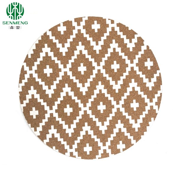 Cork Coasters For Drinks, Reusable Cup Mat Round Cork Coasters Set for Home, Office, Bar, Restaurant - 图片 7