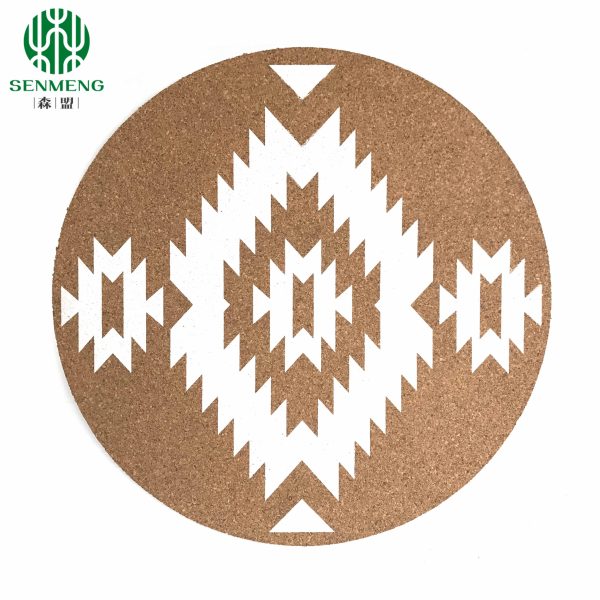 Durable Printed Stylish Cork Drink Coasters Perfect for Home Office and Events - 图片 6
