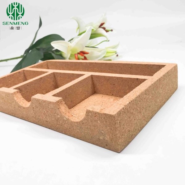 Cork Desk Tray Set Storage Cork Accessory Tray for Storage Box Storing Jewelry - 图片 7