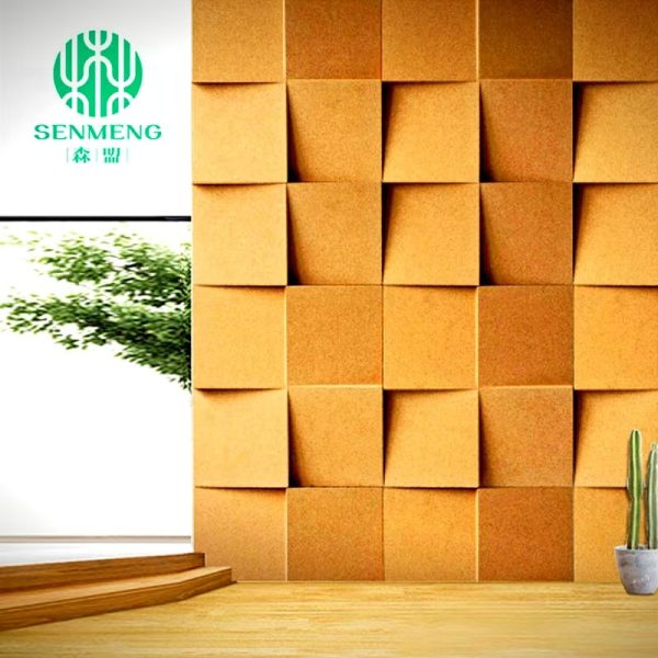 Natural Cork Wall Tiles Premium Quality Heat Insulation Cork wall Panels - 图片 5