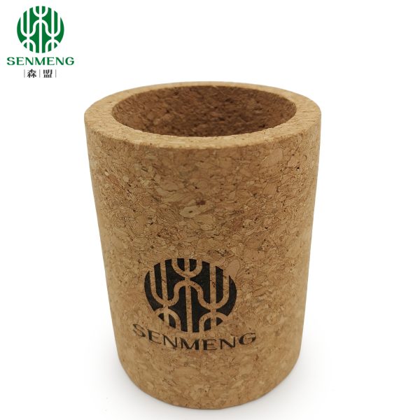 Height 10cm Eco Cork Pen Holder Lightweight Desk Organizer Cylindrical - 图片 7