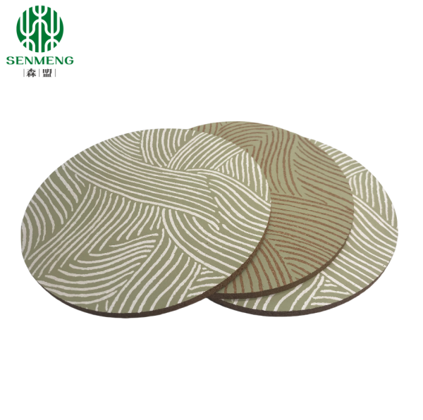 Wholesale Custom Round Decoration Message Notice Cork Board