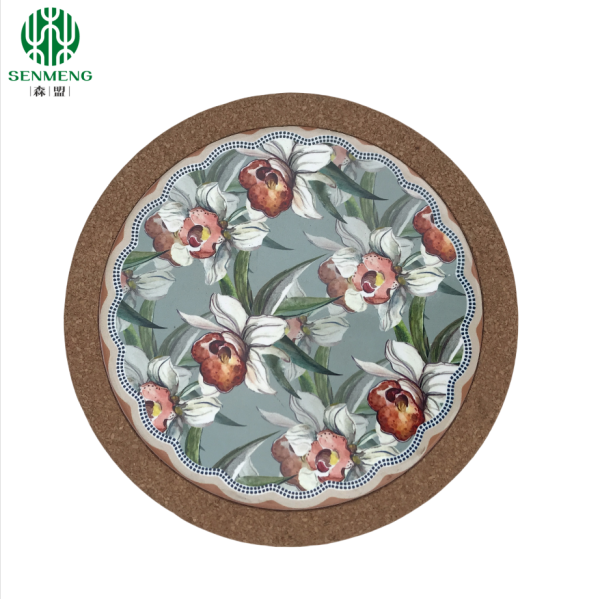 Wholesale Round and Square Custom Promotion Gift Cork Placemats Cork Trivets - 图片 4