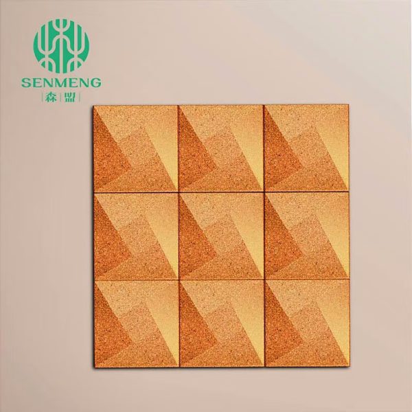 Natural Cork Wall Tiles Premium Quality Heat Insulation Cork wall Panels - 图片 4