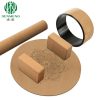 Yoga Cork Wheel for Stretching & Flexibility to Help Back Aches & Tension, Deep Tissue Muscle Massage. Back Cork Roller - 图片 6