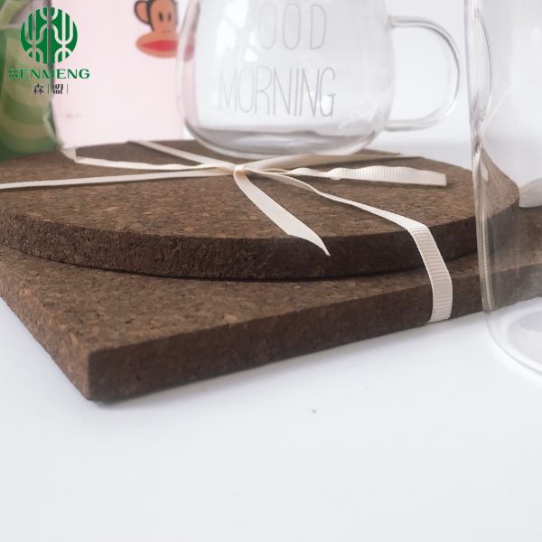 Hot Sale Custom Size Natural Dark Eco-Friendly Cork Placemats Cork Trivets - 图片 5