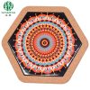 Custom Hot Sale Hexagon Cork Placemat Ceramic Natural Cork Trivets - 图片 4
