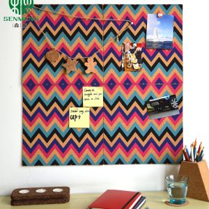 Custom Cork Board 4 Pack Adhesive Cork Tiles Custom Eco-friendly