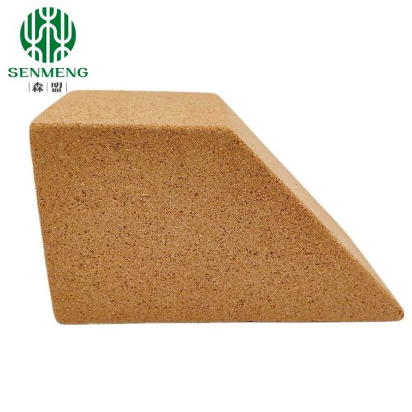 Trapezoid Cork Yoga Brick Blocks Eco Deepen Calf Wrist Support Practice - 图片 2