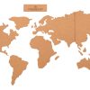 OEM Self Stick Adhesive Cork Board Push Pin Travel World Map Board - 图片 5
