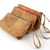 Makeup Bag Cork Small Cosmetic Pouch Travel Toiletry Bag With Zipper
