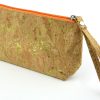 Makeup Bag Cork Small Cosmetic Pouch Travel Toiletry Bag With Zipper - 图片 2