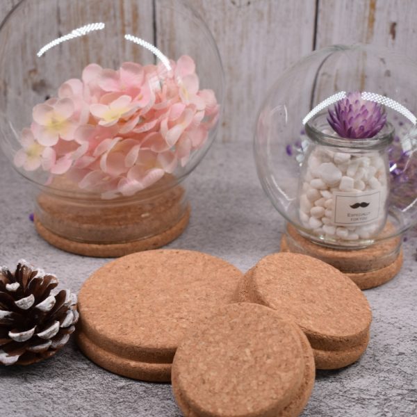 Natural Cork Base for Cups, Jars, Candles – Eco-Friendly and Heat Resistant - 图片 6