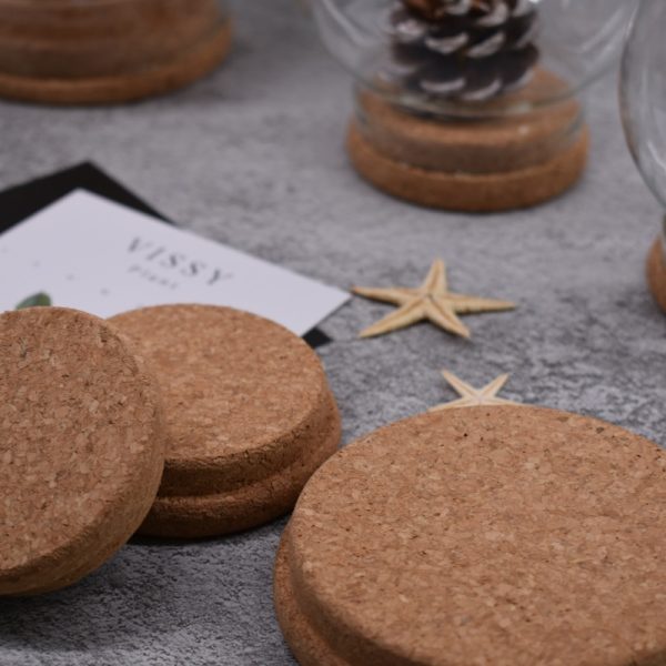 Natural Cork Base for Cups, Jars, Candles – Eco-Friendly and Heat Resistant - 图片 2