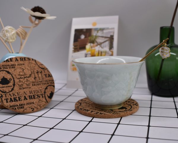 Custom Logo Cork Coasters – Round, Eco-Friendly, Heat Resistant Cup Mats for Drinks - 图片 4