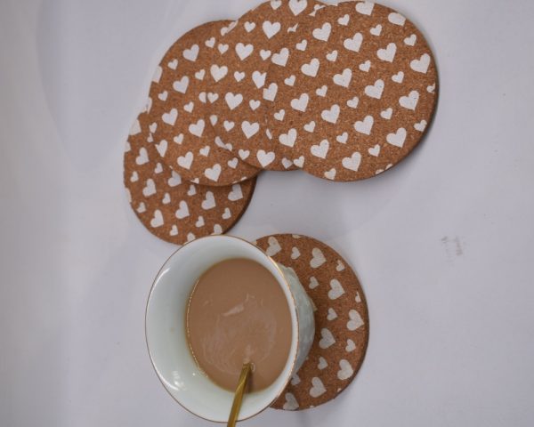 Custom Logo Cork Coasters – Round, Eco-Friendly, Heat Resistant Cup Mats for Drinks - 图片 2