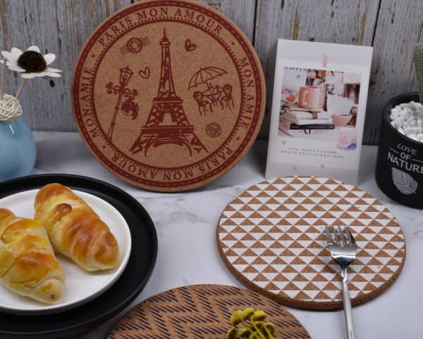 Wholesale Cork Placemats – Custom Printed, Durable & Sustainable for Hot Dishes Table Mat - 图片 5
