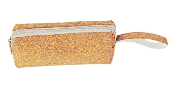 Cork Pencil Case With Flower Hollow-carved Pattern Stationery Pen Pouch - 图片 6