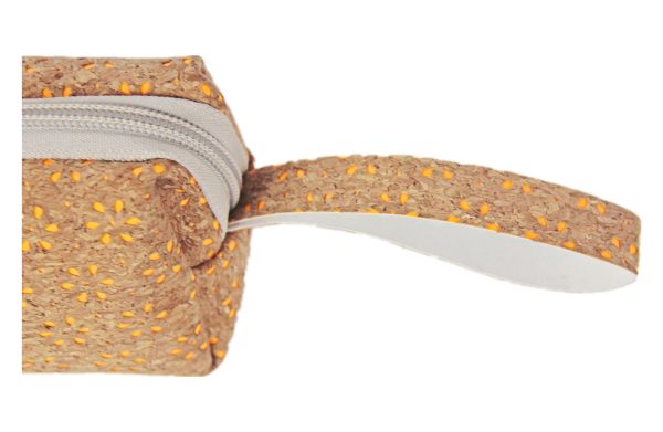 Cork Pencil Case With Flower Hollow-carved Pattern Stationery Pen Pouch - 图片 5