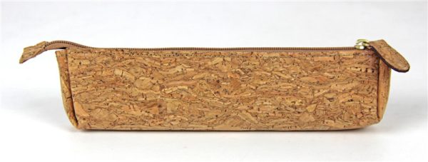 Cork Pencil Case With Flower Hollow-carved Pattern Stationery Pen Pouch - 图片 4