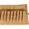 Cork Wrap Case For Pencil Makeup Brushes Roll Up Stationery Storage - 图片 5