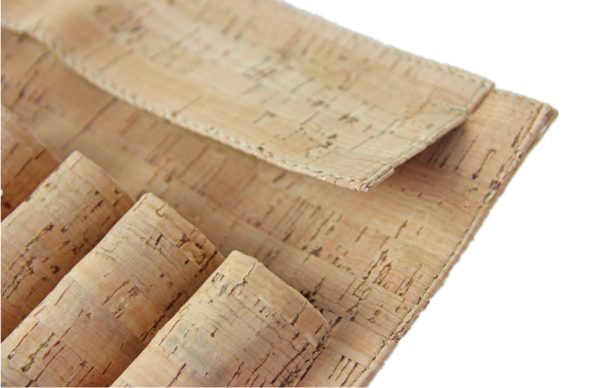 Cork Wrap Case For Pencil Makeup Brushes Roll Up Stationery Storage - 图片 6