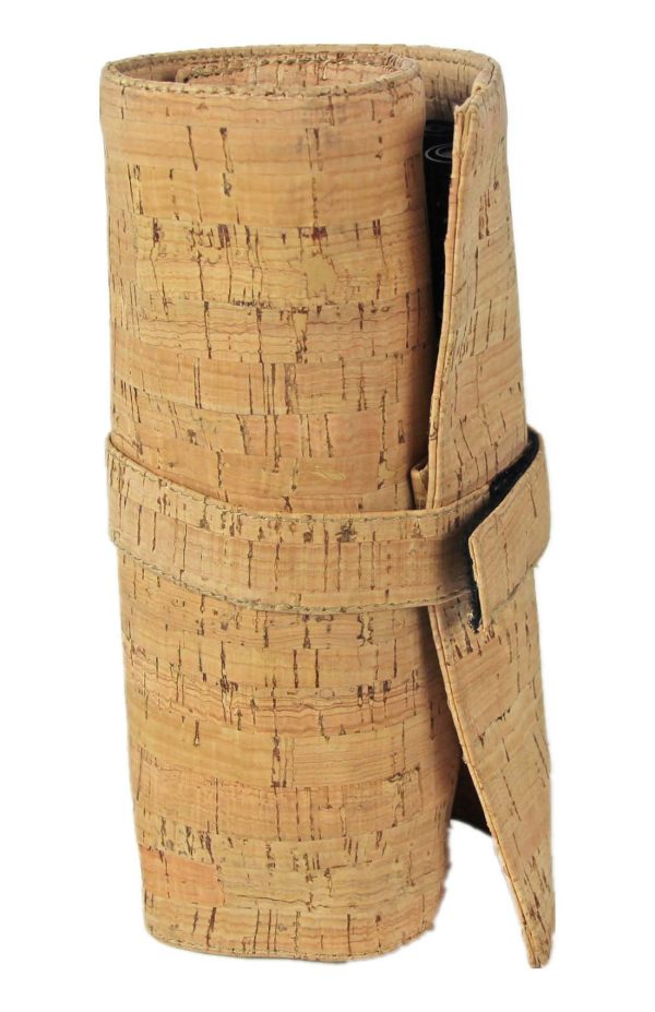 Cork Wrap Case For Pencil Makeup Brushes Roll Up Stationery Storage - 图片 3