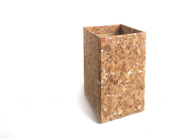 Cork Fabric Pen Holder Stationery Desk Storage Organizer Office - 图片 3