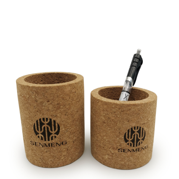 Cork Pen Pencil Holder, Desk Storage Organizer for Office, Home or Locker, Business Gift - 图片 3