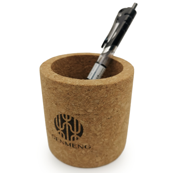Cork Pen Pencil Holder, Desk Storage Organizer for Office, Home or Locker, Business Gift - 图片 2